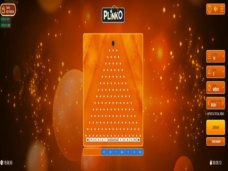 Desenho do Plinko na Betano